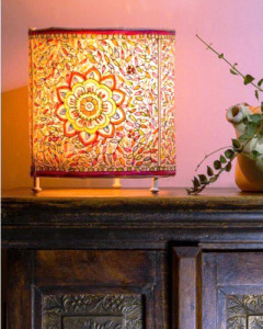 Andhra Pradesh Leather Puppetry Wall Lamp Shade