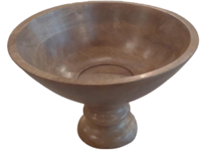 Antique Finish Wooden Bowl