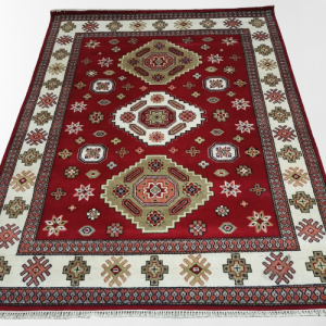 Attractive Red Handmade Badohi Carpet