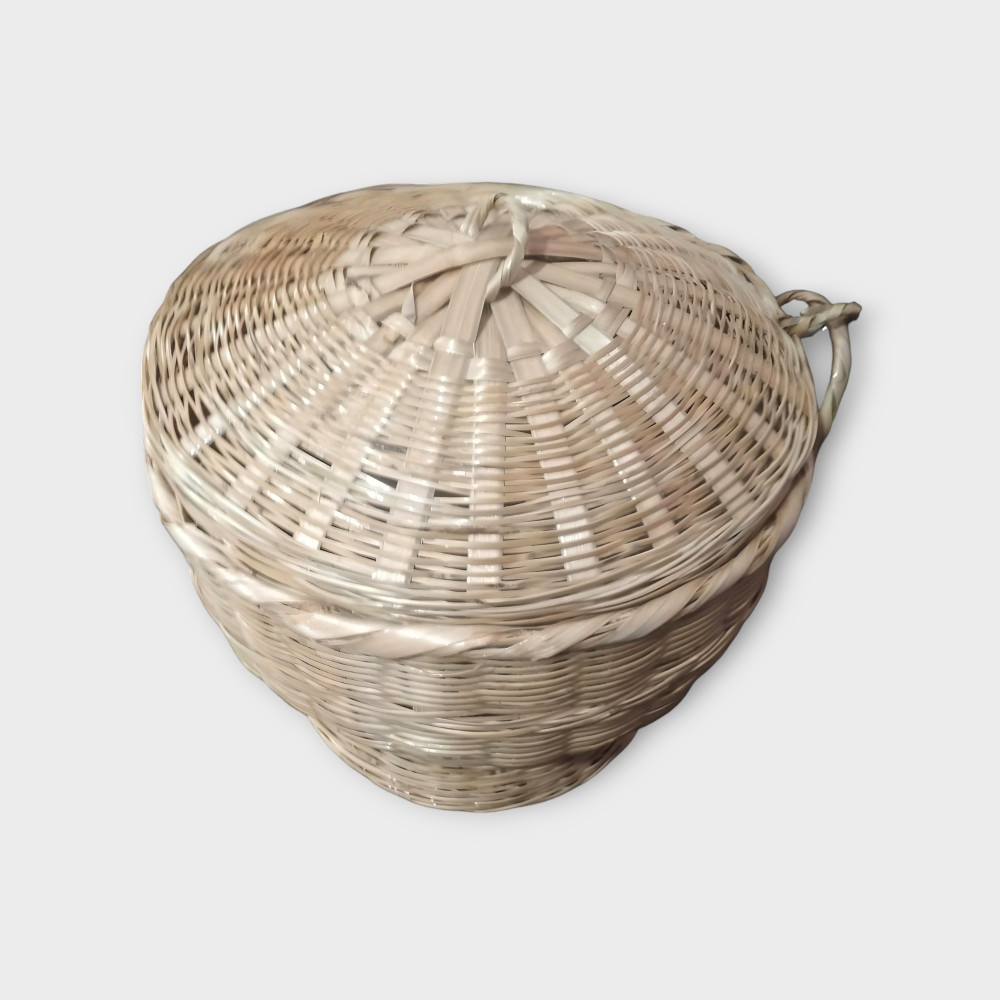 Bamboo Basket with lid - 1