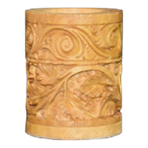 Banaras Wood Carving Candle Stand