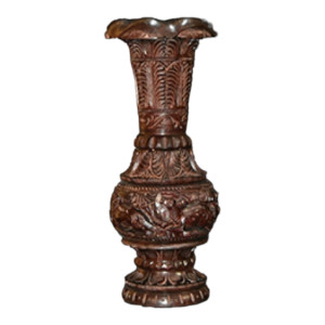 Banaras Wood Carving Rosewood Flower Pot