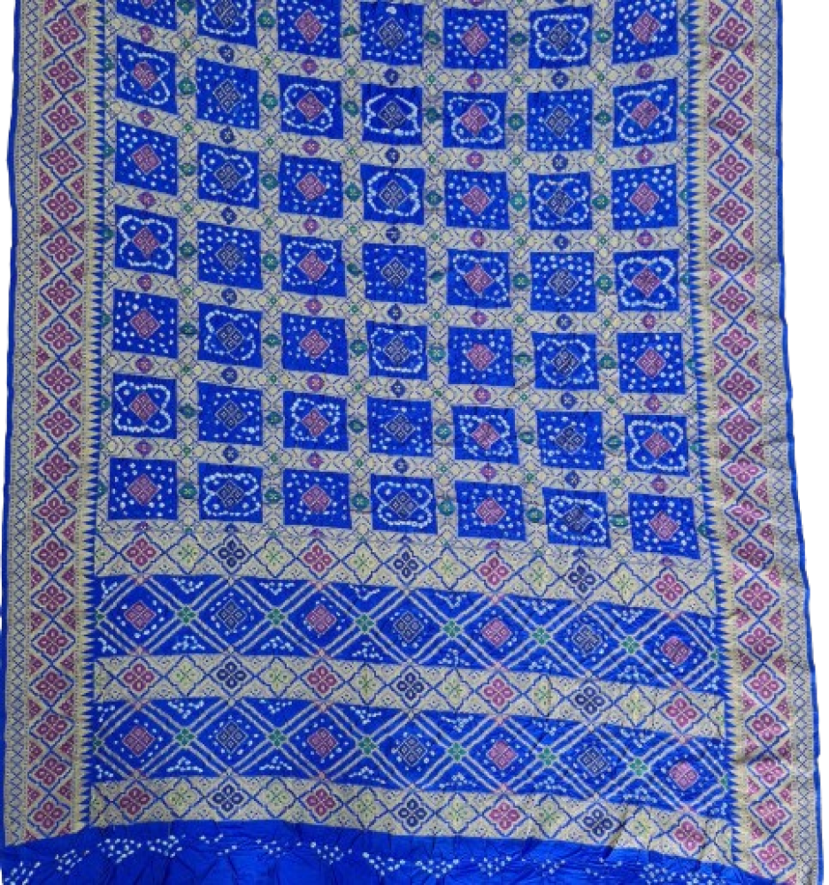 Banarasi Dupion Dark Blue Silk Saree
