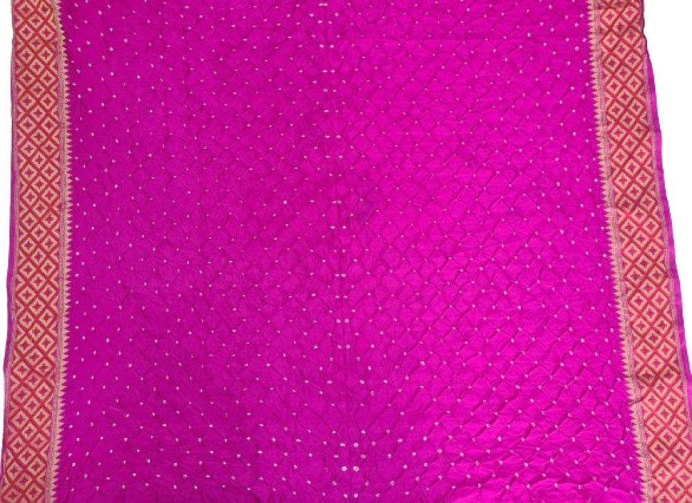 Banarasi Dupion Purple Silk Saree - 0