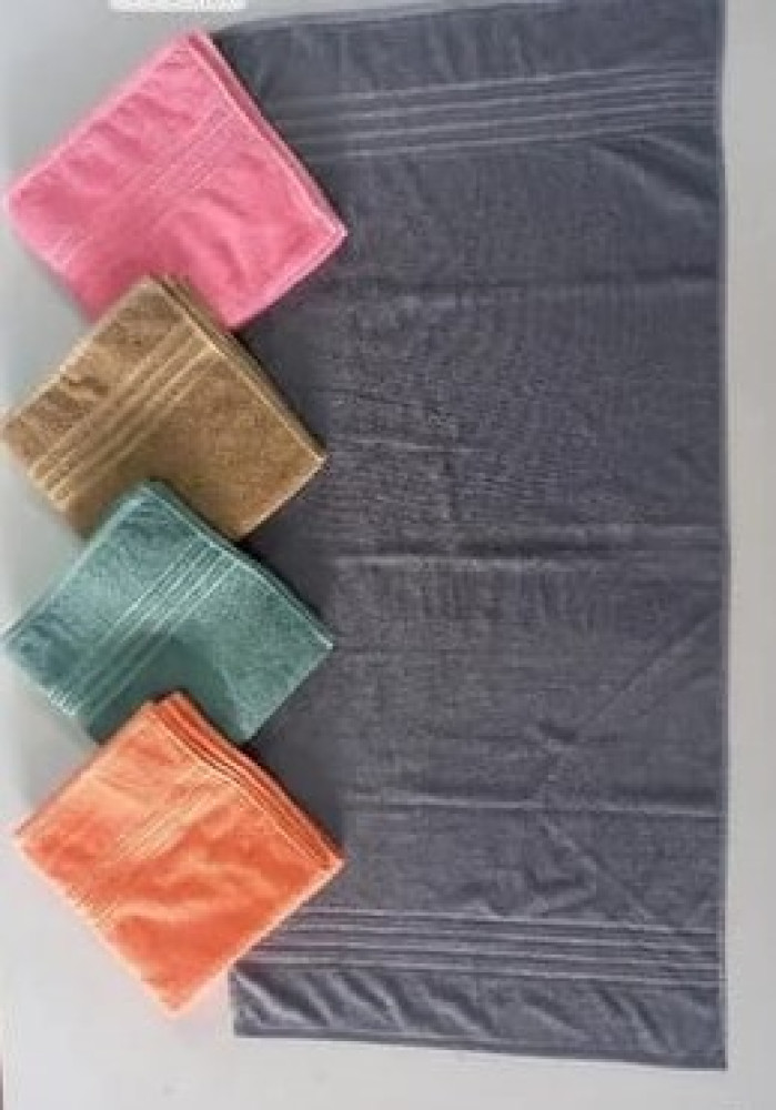 Bath Towel Plain Set of 5