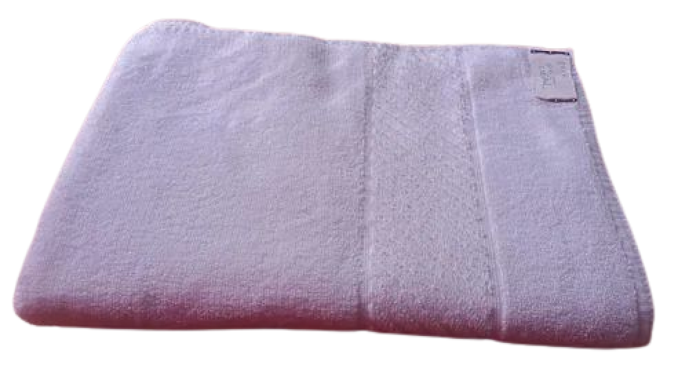 Bath Towel with Cross Line Border - 2