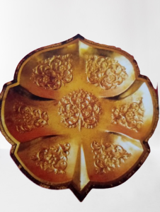 Beautiful Fruit Bowl Banaras Metal Craft
