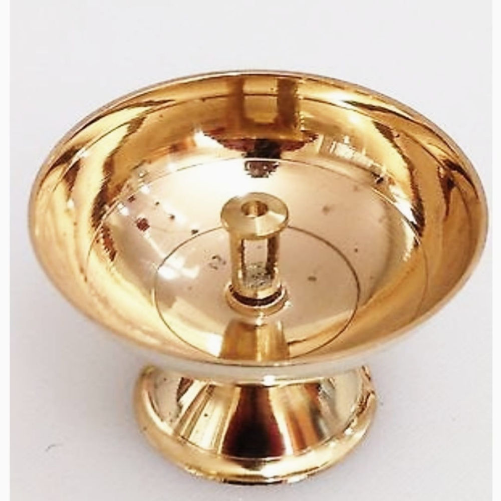 Beautiful Golden Brass Payali Jyoti set of 2 (Style 3 )