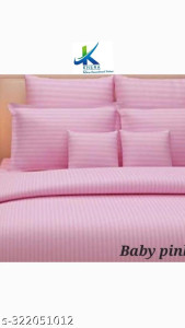 Bedcover (P) Satin Baby Pink