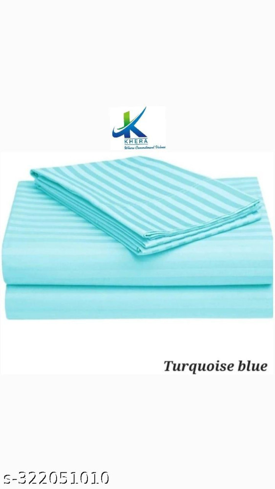 Bedcover (P) Satin Turquish Blue