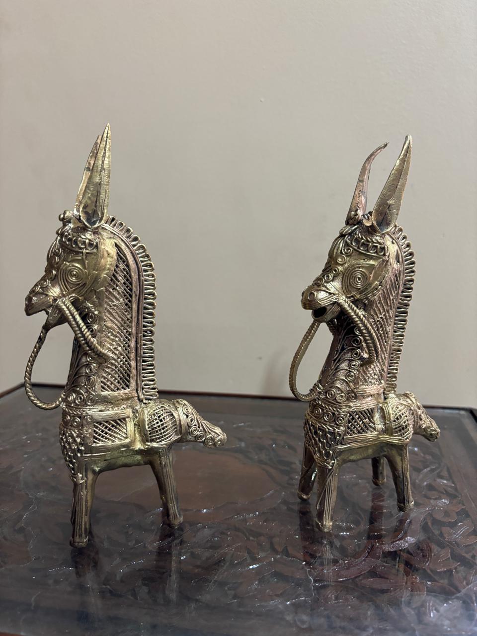 Bengal Dokra Brass Idols - 2