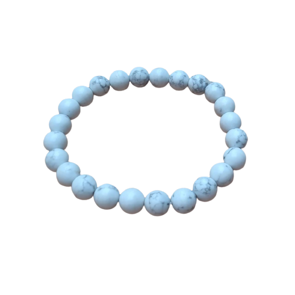 Aquamarine Beaded Bracelet - Large | ULUNA CRYSTALS & WELLNESS – Uluna