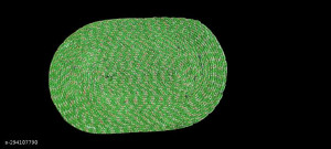 Braided Doormat Oval (Green)