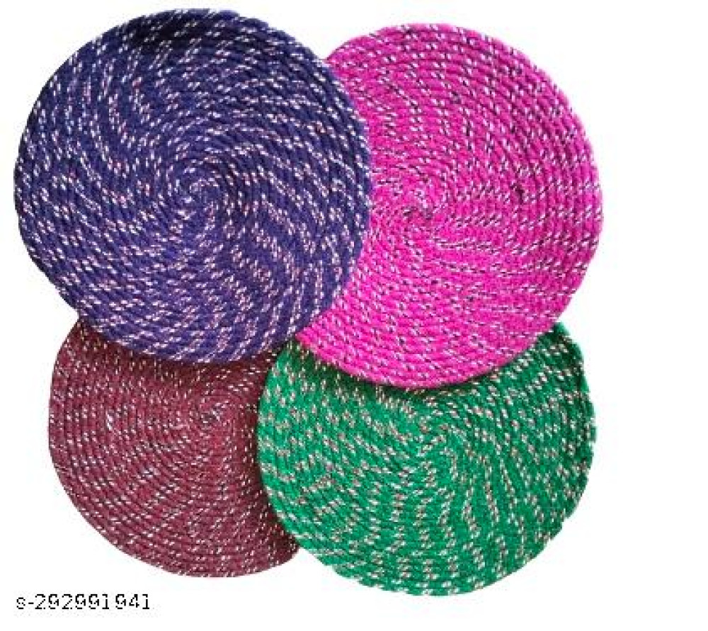 Braided Doormat Round (Pack Of Four)