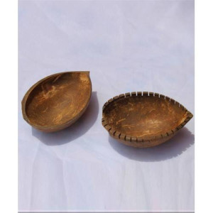 Eco-Friendly Coco Salad Large Bowl Coconut Shell Crafts of Kerala For Home Decor