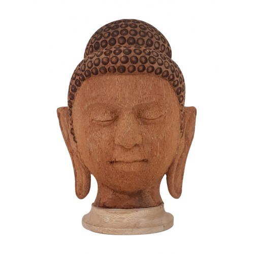Gautam Buddha Face Craft Of Coconut Shell
