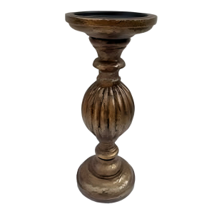 Brown Antique Candle Stand