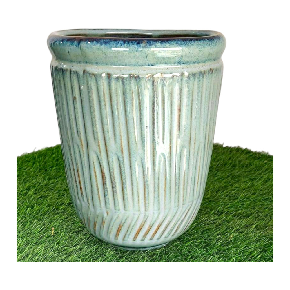 Ceramic Planter in light Blue Colour