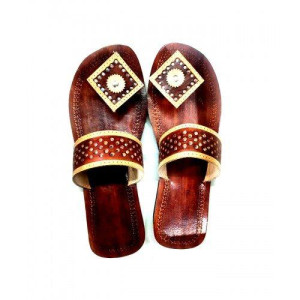 Handcrafted Women's Leather Chamba Chappal For Women