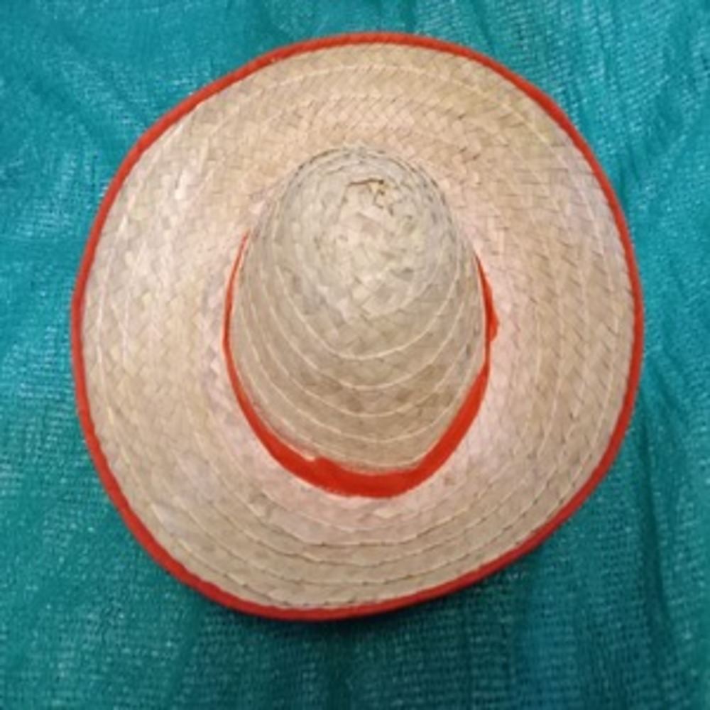 Chettinad Palm Leaf Round Cowboy Hat - 18 inch - 0