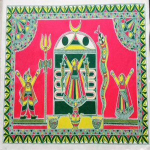 Classic Traditional Manjusha Painting