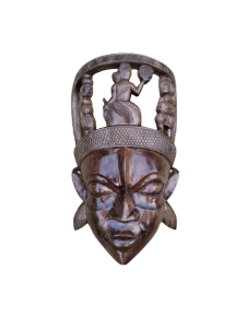 Classic Tribal Wooden Kushmandi Mask