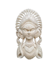Classy Durga Wooden Gambira Dance Kushmandi Mask