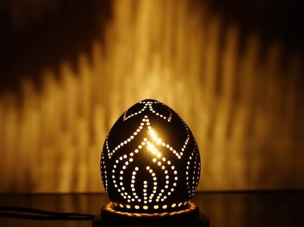 Coconut Shell Bed lamp - 1