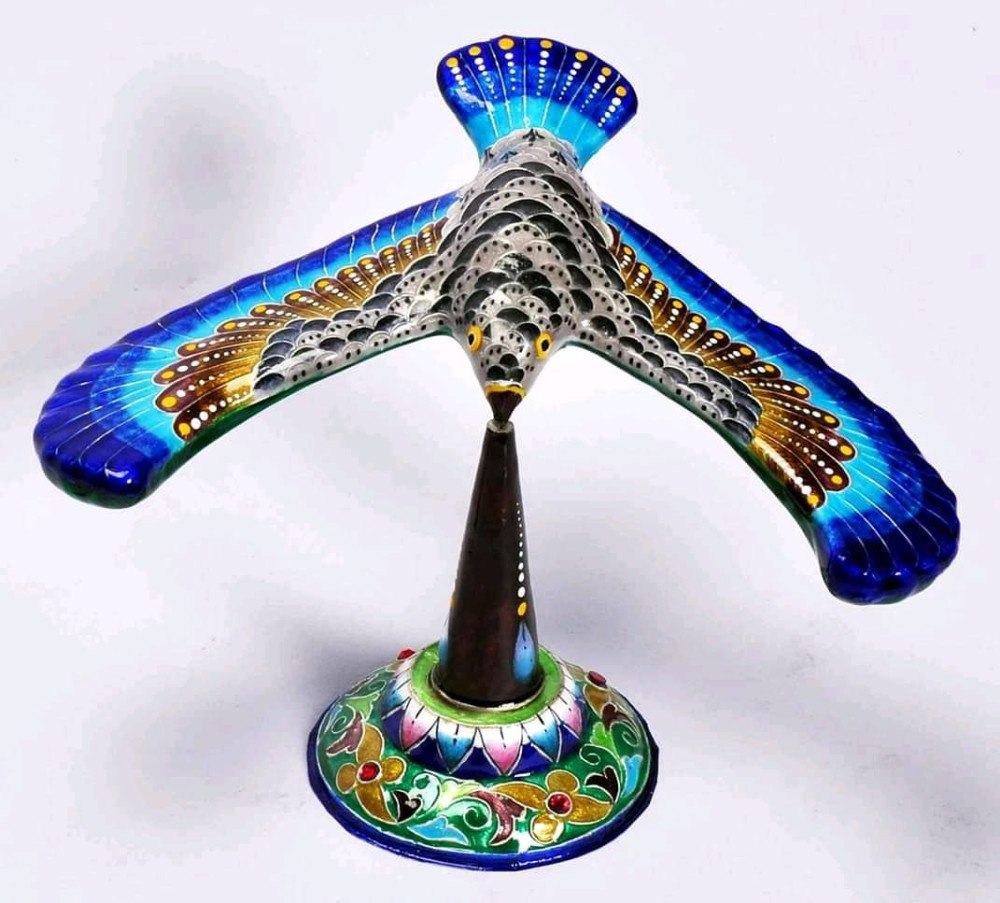 Colourful Balance Bird Gulabi Meenakari Art - 2