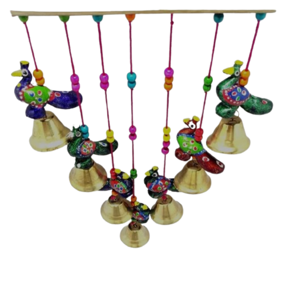 Colourful Hanging Wooden Larry - 1