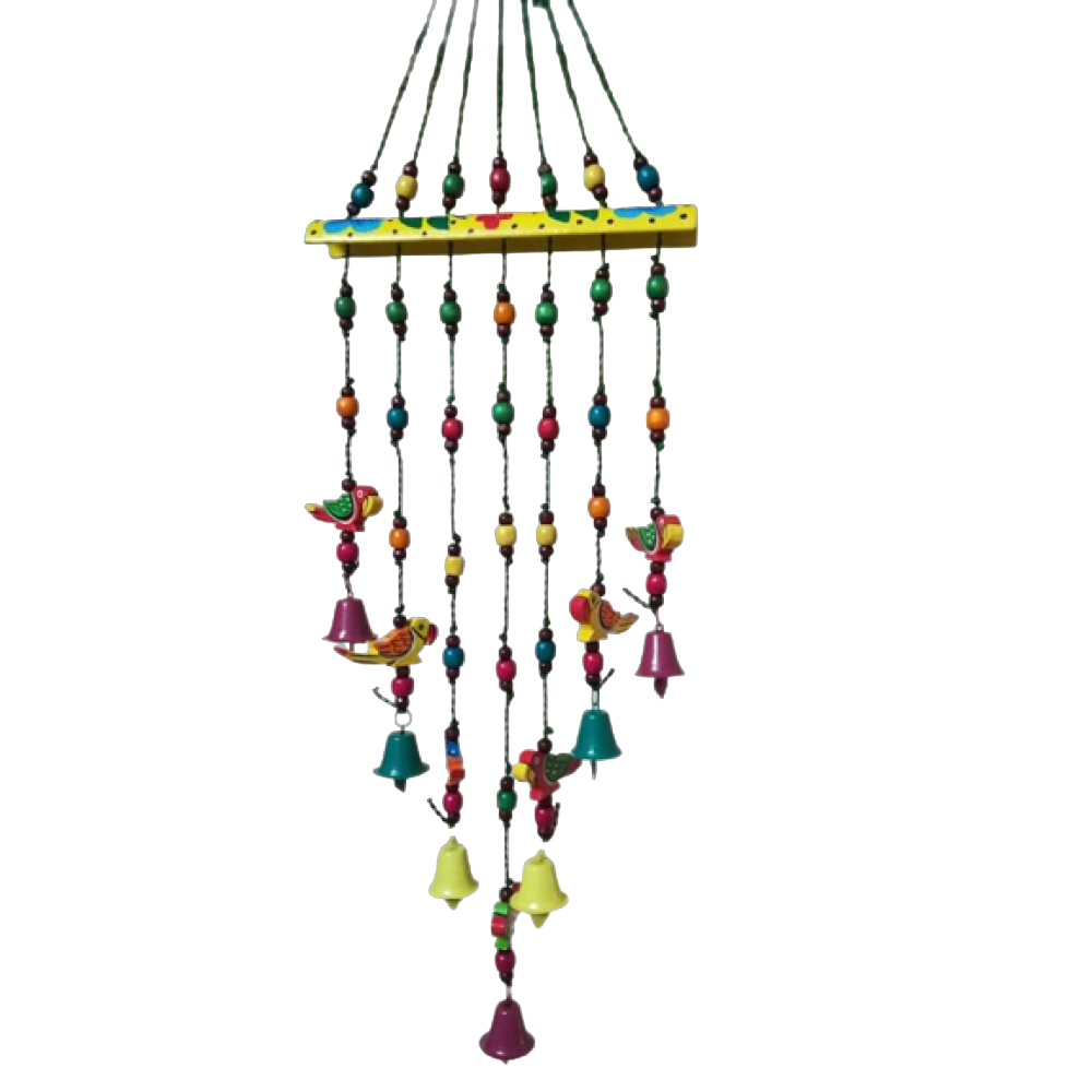 Colourful Hanging Wooden Larry