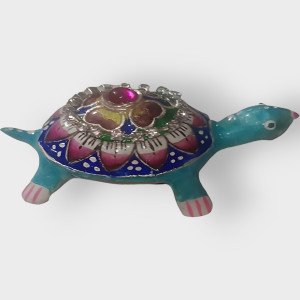Designer Tortoise Gulabi Meenakari Art