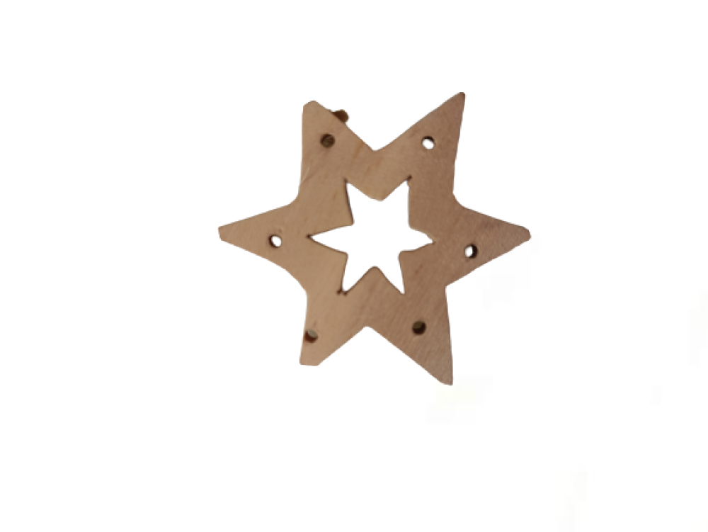 Doube Star Shape Pendant