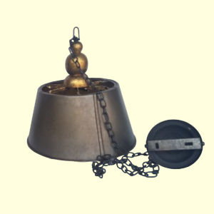 Drum Shaped Rusty Golden Lamp Shade