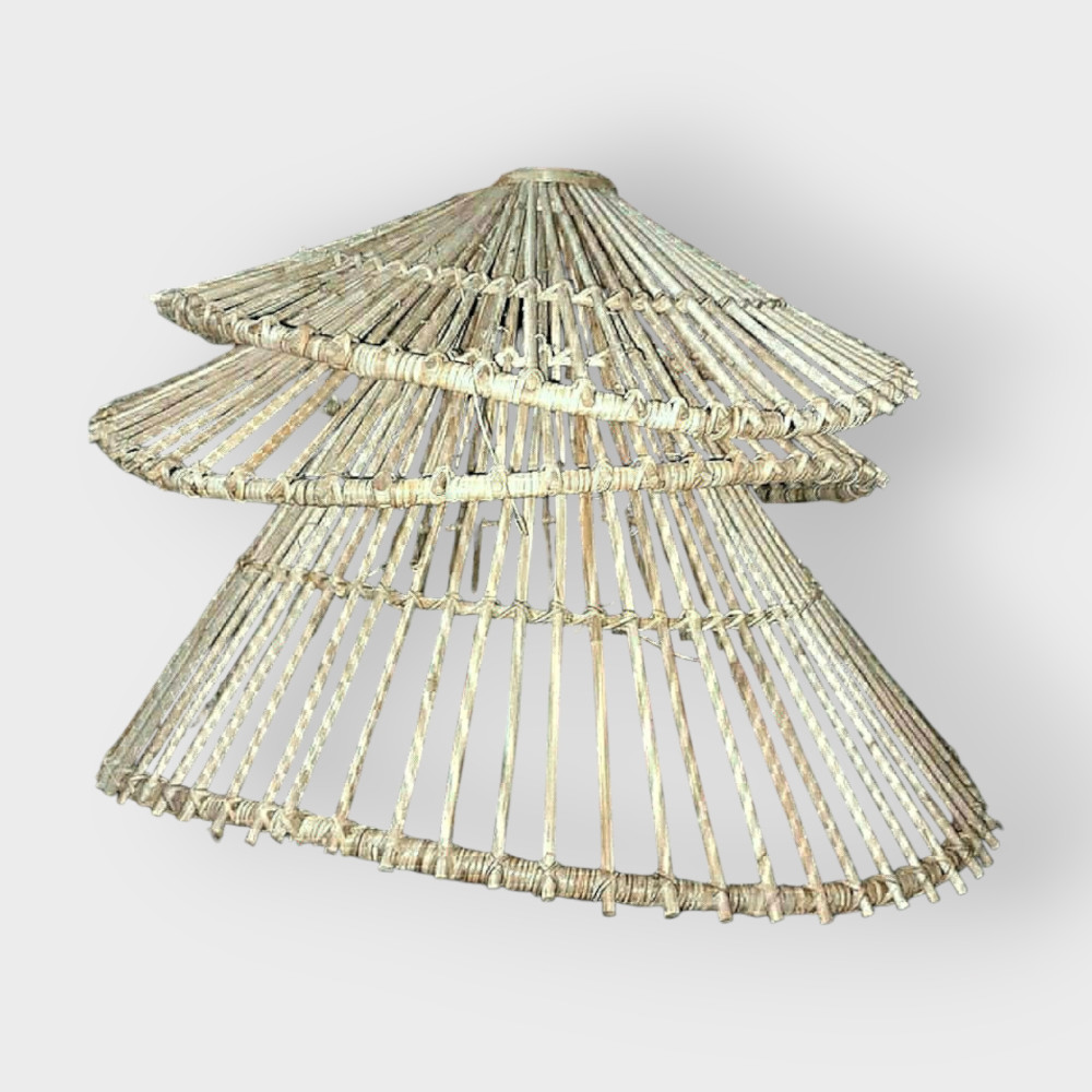 EcoFriendly Bamboo Lamp Shade - 0