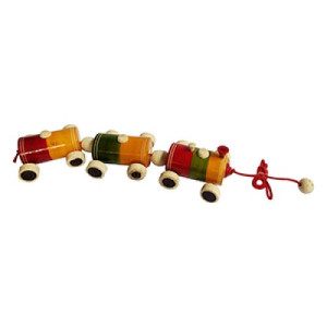 Wooden Craft Toy Pull Train