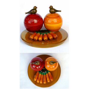 Handmade Etikoppaka Wooden Toy Of Colourful Thumbalam Plate