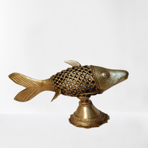 Fish Shape Agarbathi Holder Bell Metal & Brass Art