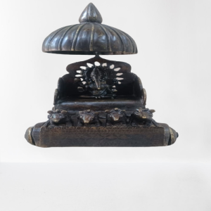 Ganeshji On Rath Bell Metal & Brass Art
