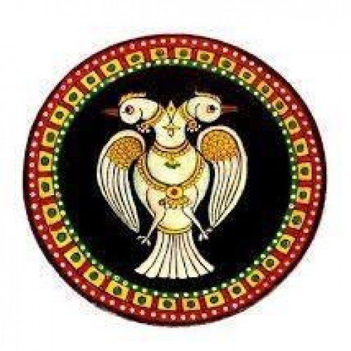 Traditional Handmade Mysore Dashavtar Ganjifa Card Peacocks Design