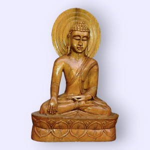 Gaya Wood Carving Gamharwood Lord Buddha