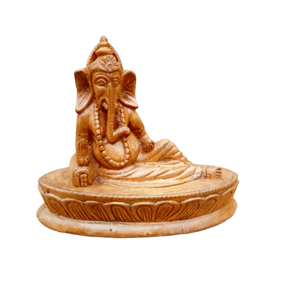 Gaya Wood Carving Gamharwood Lord Ganesh