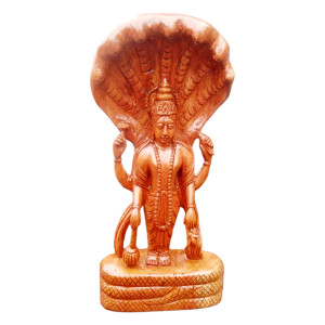 Gaya Wood Carving Neemwood Vishnu