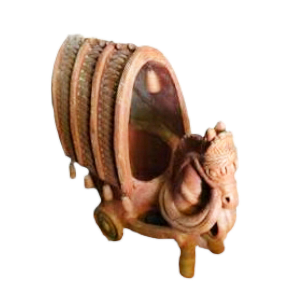 Traditional Handicraft Gorakhpur Terracotta Of Horse Statue For Decoration Purpose - 0