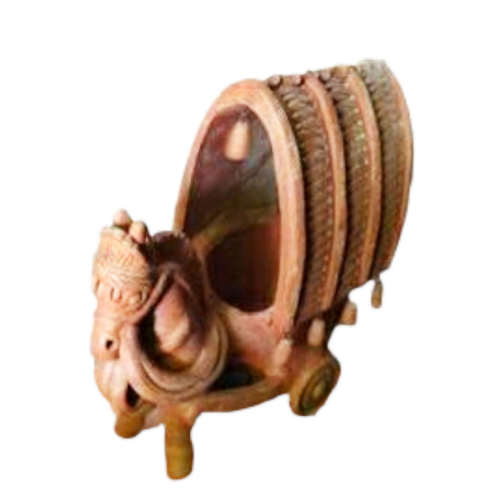Traditional Handicraft Gorakhpur Terracotta Of Horse Statue For Decoration Purpose