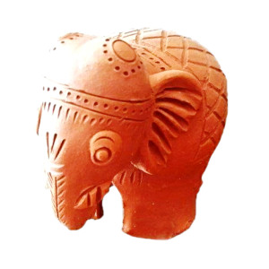 Beautiful Handmade Gorakhpur Terracotta Elephant Showpiece