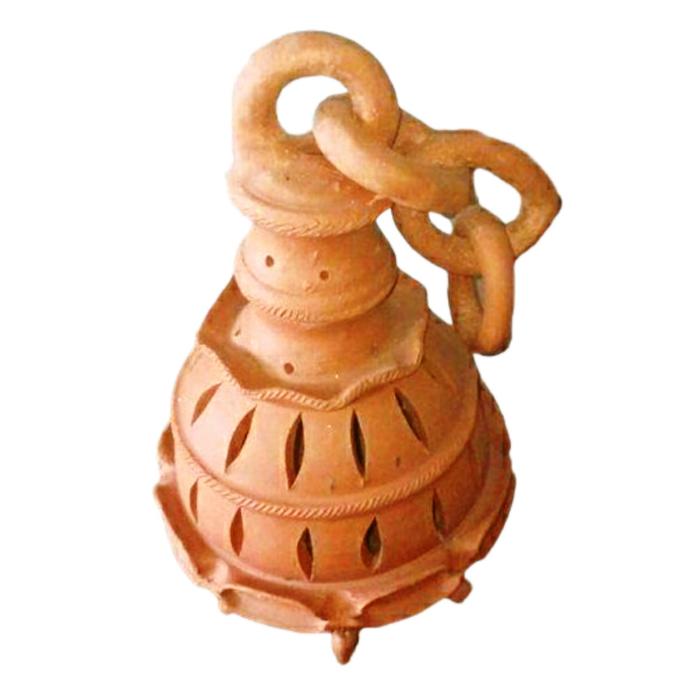 Handmade Gorakhpur Terracotta Beautiful Bell For Home Decor
