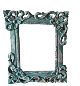 Green With Gold Photo Frame