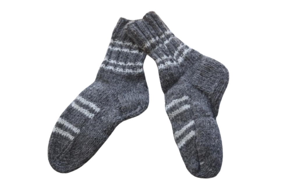 Hand Knitted woolen socks - 0
