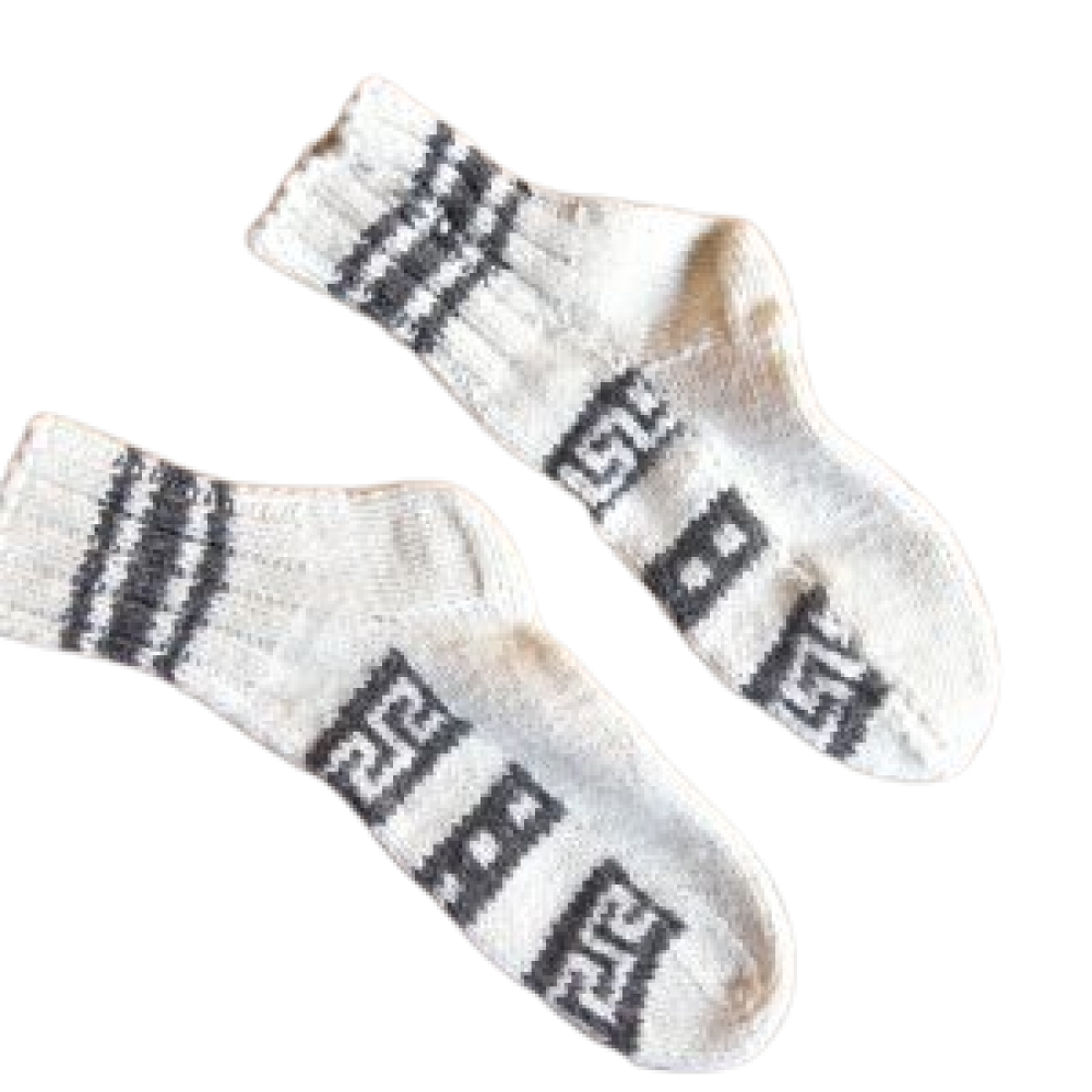 Hand Knitted woolen socks - 1